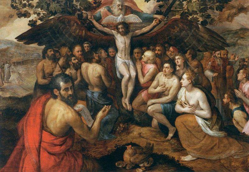 Frans Floris de Vriendt The Sacrifice of Jesus Christ china oil painting image